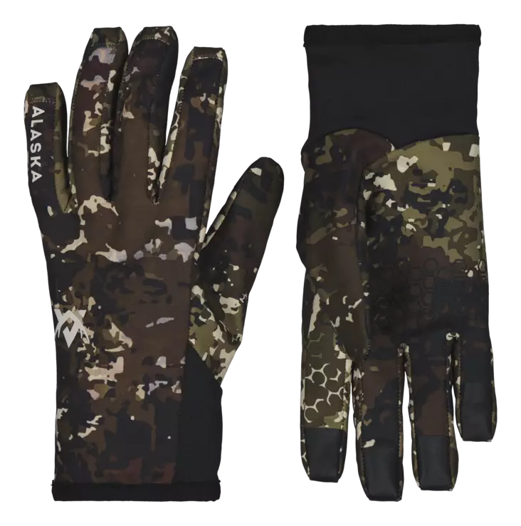 Alaska Chaser Stretch Gloves BlindTech Forest - Jægerhandsker - 6438347050497 - 1