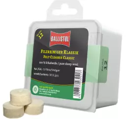 Ballistol Cleaning Felts 12cal 30pcs - Øvrige våbenvedligeholdsprodukter - 4017777232417 - 1