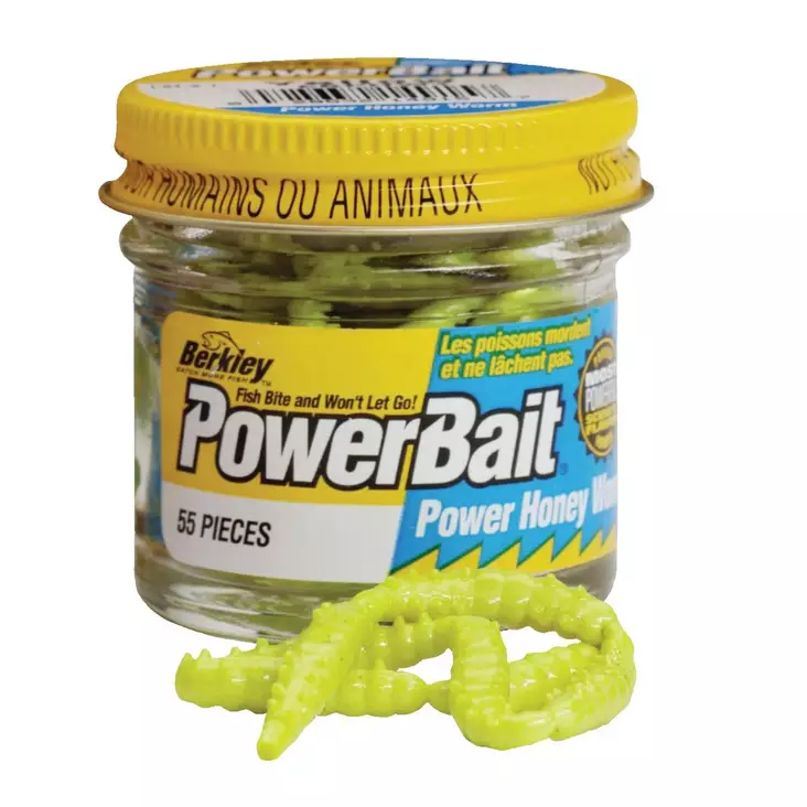 Berkley Powerbait Honey worm paksu toukka keltainen - Fødevarer - 028632149157 - 1
