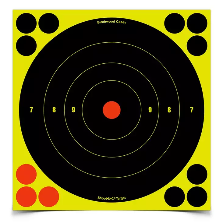 Birchwood Shoot N C Selfmarking Target 8" 6pcs - Tavler - 029057348057 - 1