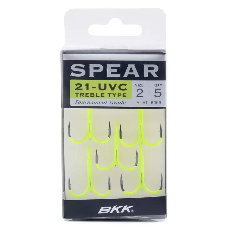 BKK Spear-21 UVC Treble Fl. Chartreuse - Kroge - 6941780919387 - 1