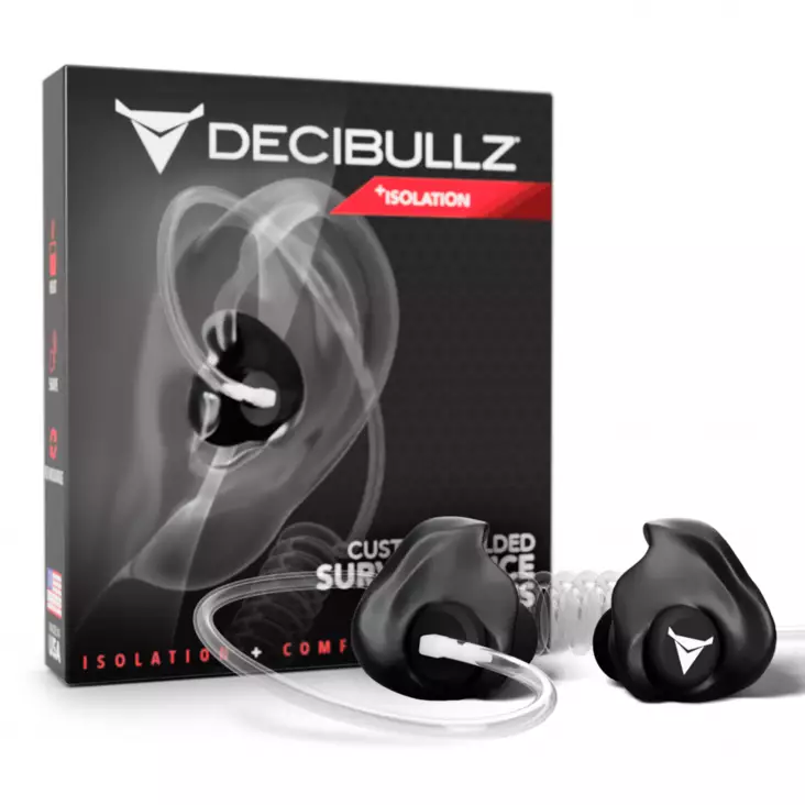 Decibullz Custom Molded Surveillance Earpieces - Høreværn - 850006148547 - 1
