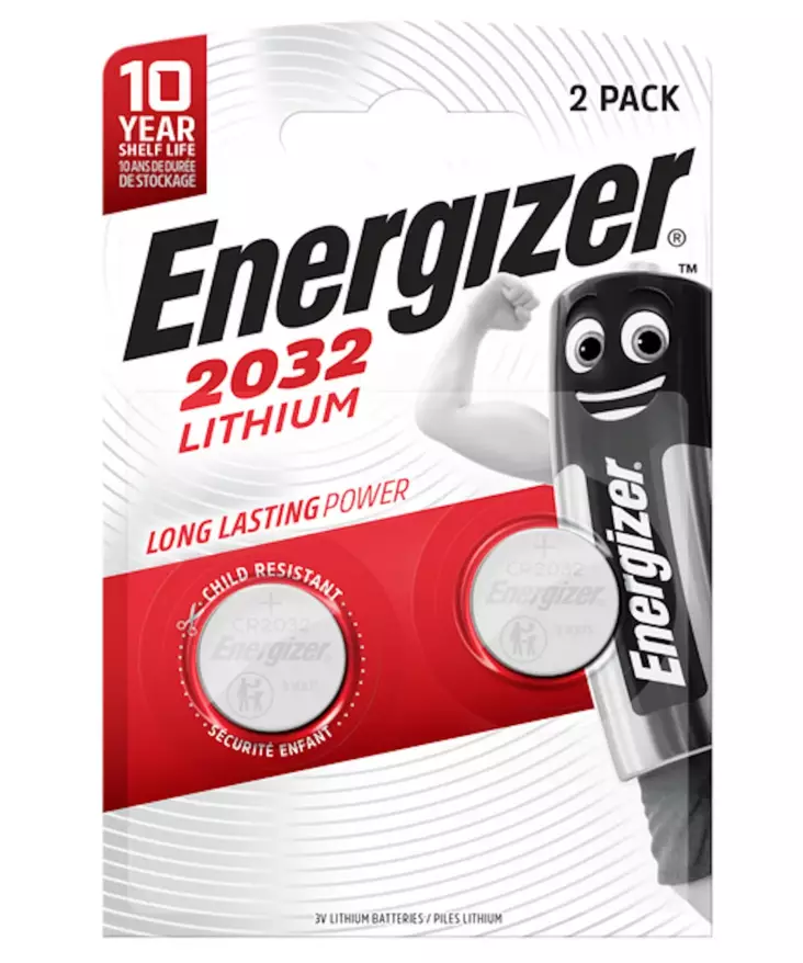 Energizer BP2 CR2032 ENR 3,0V - Batterier og powerbanks - 7638900248357 - 1