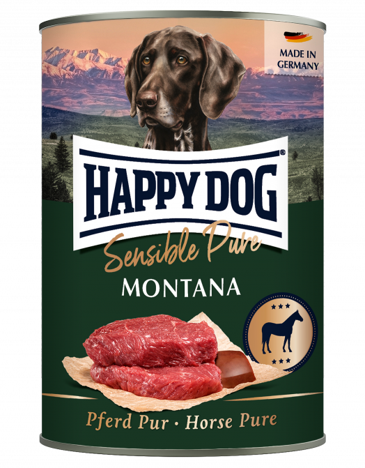Happy Dog Sensible Pure Montana 400g - Happy Dog Sensible Pure -kødfoder - 4001967155877 - 1