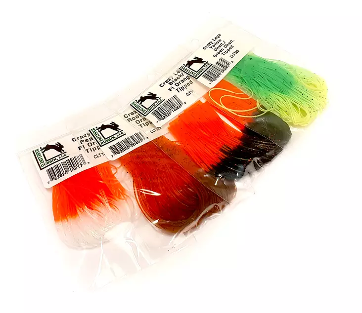 Hareline Hot Tipped Crazy Legs - Øvrige bindingstilbehør - 40550300007 - 2