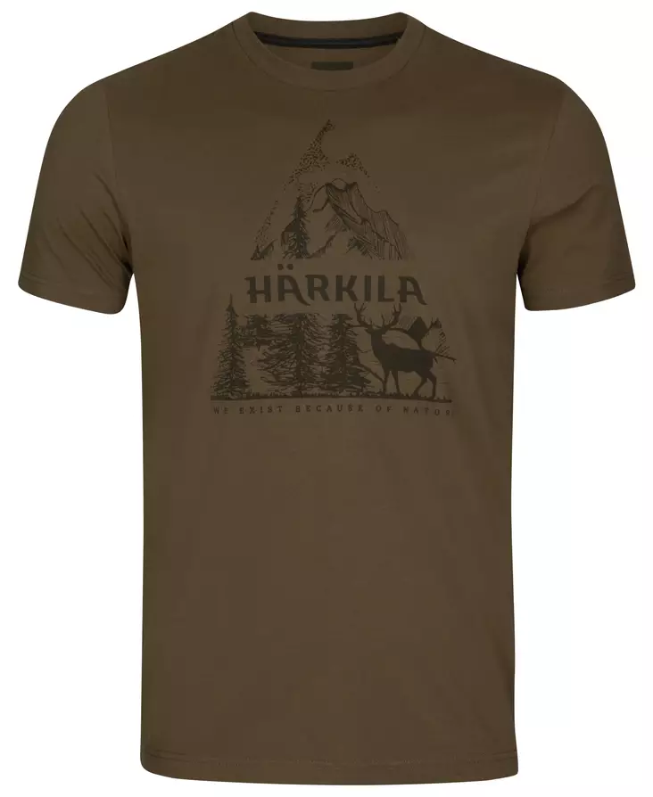 Härkilä Nature S/S T-Shirt Willow Green - Jægertrøjer - 5714733635617 - 1