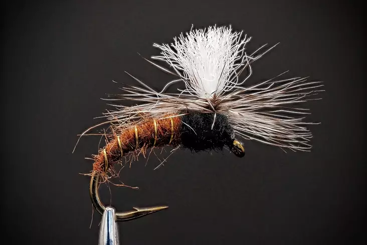 Klinkhamer Brown Salmon Dry Fly - Øvrige laksefluer - 8859202531087 - 1