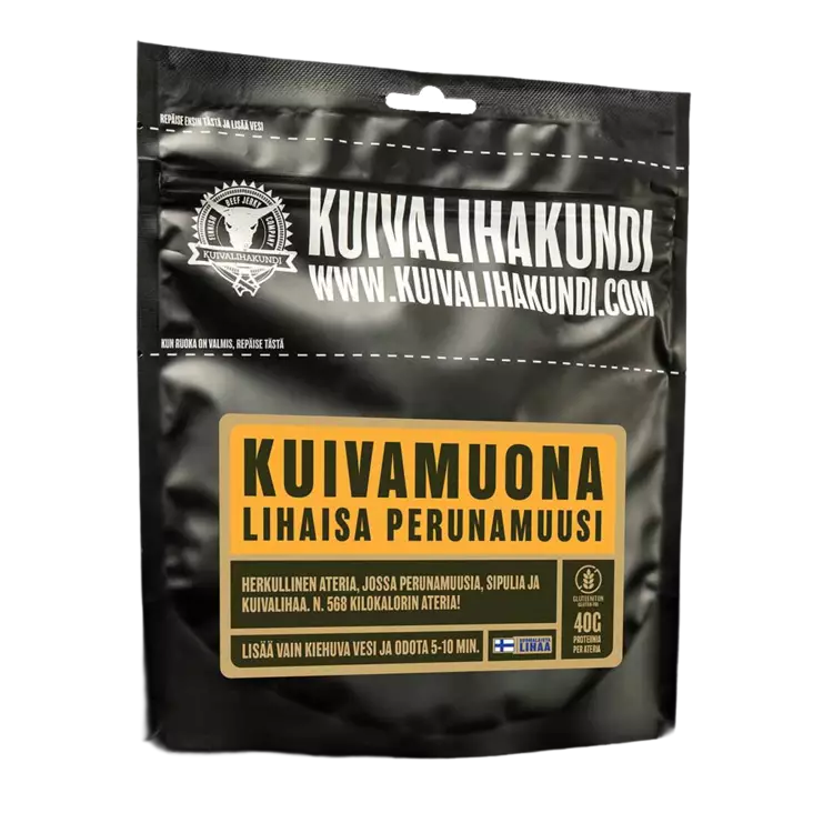 Kuivalihakundi Kuivamuona Lihaisa Perunamuusi 135g - Campingmadras - 6430063302997 - 1