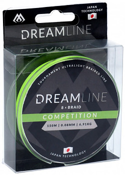 Mikado Dreamline Fluo Green 150m - Fletteliner - 5900637029847 - 1