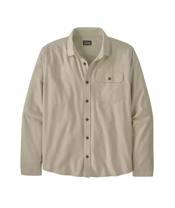 Patagonia M´s Long Sleeve Lightweight Fjord Flannel Shirt Pelican - Skjorter - 198077809487 - 1