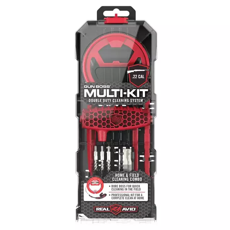Real Avid Gun Boss Multi Kit .22 LR - Våbenrengøringssæt - 71-000097 - 1
