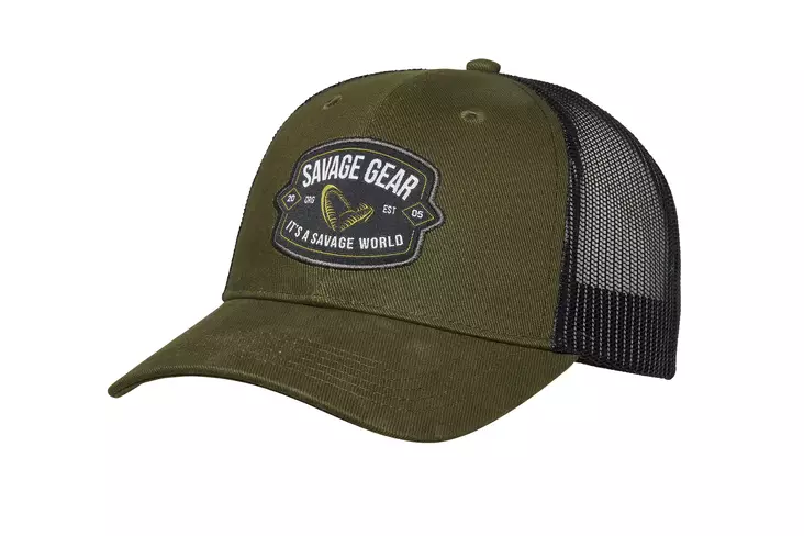 Savage Gear Badge Trucker Green - Truckere - 5706301035257 - 1