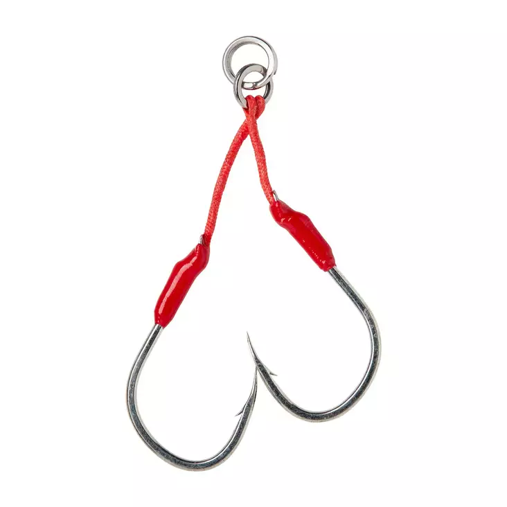 Savage Gear Bloody Assist J Double #1/0 - Assist- & inline-enkeltkroge - 5706301781437 - 1