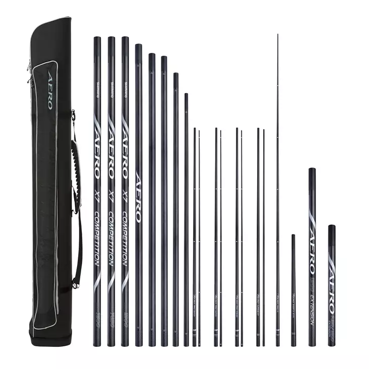 Shimano Aero X7 Competition Pole Pack + Kits - Fiskestænger - 8717009874427 - 1