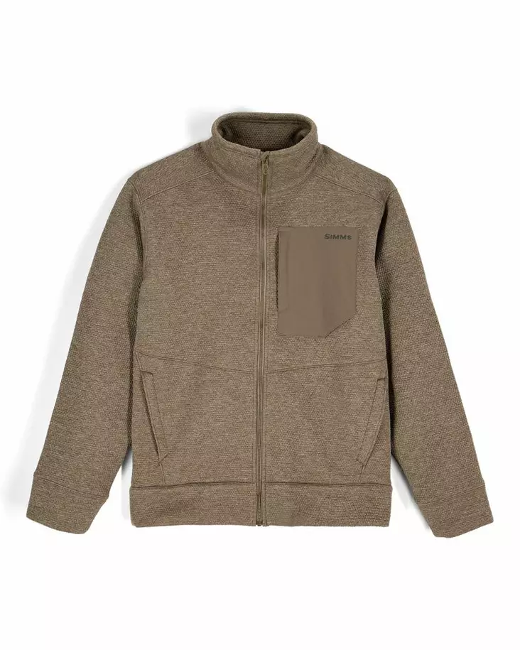 Simms Harbor Fleece Sturgeon Heather - Øvrige jakker - 694264697467 - 2