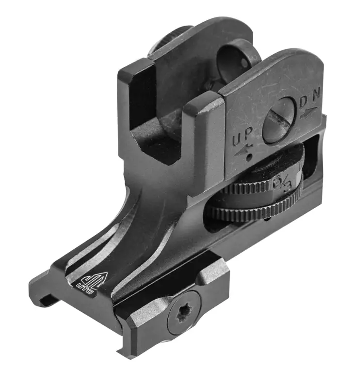 UTG Super Slim Fixed Rear Sight - Jerns sigter til rifler - 4717385553057 - 1