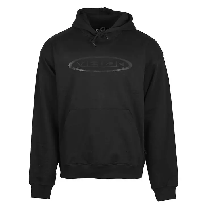 Vision Fish Oval Hoodie Black - Hættetrøjer - 6417512845397 - 1