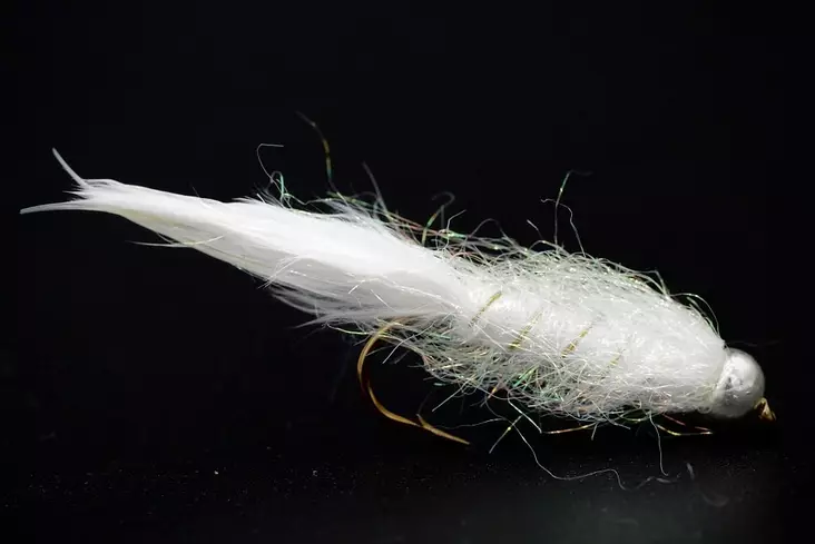 White Leech Tungsten Beadhead - Streamers og leech - 8859202532237 - 1