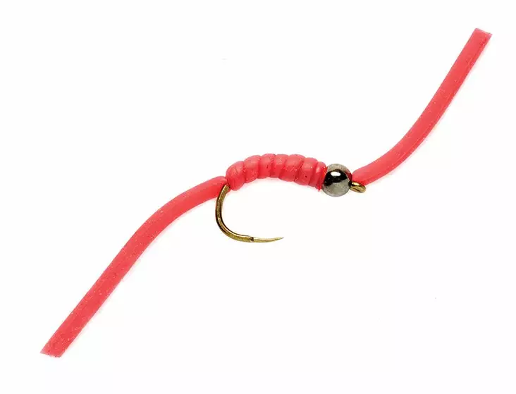 Wiggly Worm Red Barbless - Streamers og leech - 5054302048357 - 1