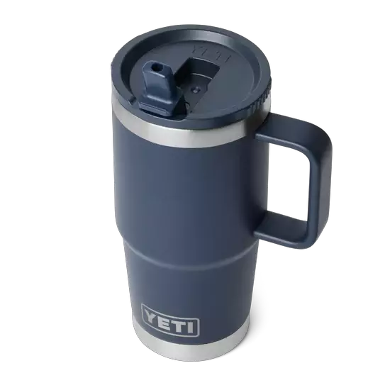 Yeti Rambler 20 OZ Travel Straw Mug Navy - Termoflasker og -krus - 888830503867 - 1