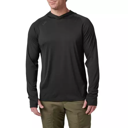 5.11 Sulli UV Hood L/S Black - Taktiske trøjer - 888579661668 - 1