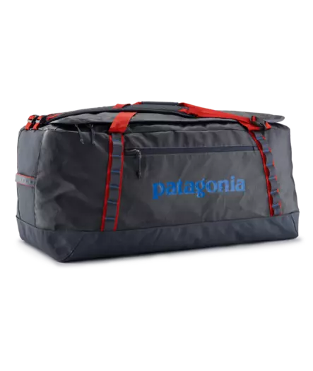 Patagonia Black Hole Duffel 100L Smolder Blue w/Amanita Red - Udstyrstasker - 198077741978 - 1