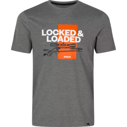 Seeland Loaded T-Shirt Grey Melange - Jægertrøjer - 5714733651778 - 1