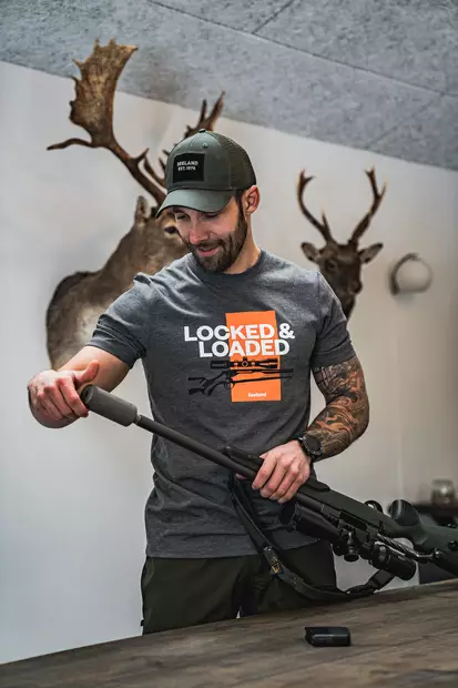 Seeland Loaded T-Shirt Grey Melange - Jægertrøjer - 5714733651778 - 2