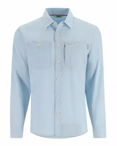 Simms Cutbank Chambray Shirt Sky Chambray - Skjorter - 694264610008 - 2