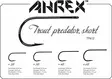 Ahrex TP612 Trout Predator Streamer Short - Streamerkroge - 655043964408 - 3