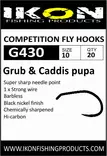 Ikon G430 Barbless Grub & Caddis Pupa - Uden modhager - 6430077070028 - 1