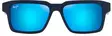 Maui Jim Kahiko - Matte Dark Blue Frame with Blue Hawaii Lens - Plastlinser - 603429075668 - 2
