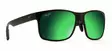 Maui Jim Red Sands - Matte Black Frame with Maui Green Lens - Plastlinser - MM432-048 - 1