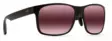 Maui Jim Red Sands Mat Black - Rose Lens - Plastlinser - MM432-028 - 1
