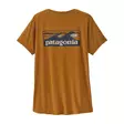 Patagonia W's Capilene Cool Daily Shirt - Boardshort Logo Cinnamon Brown - Dark Cinnamon Brown X-Dye - T-shirts dame - 198077899778 - 1