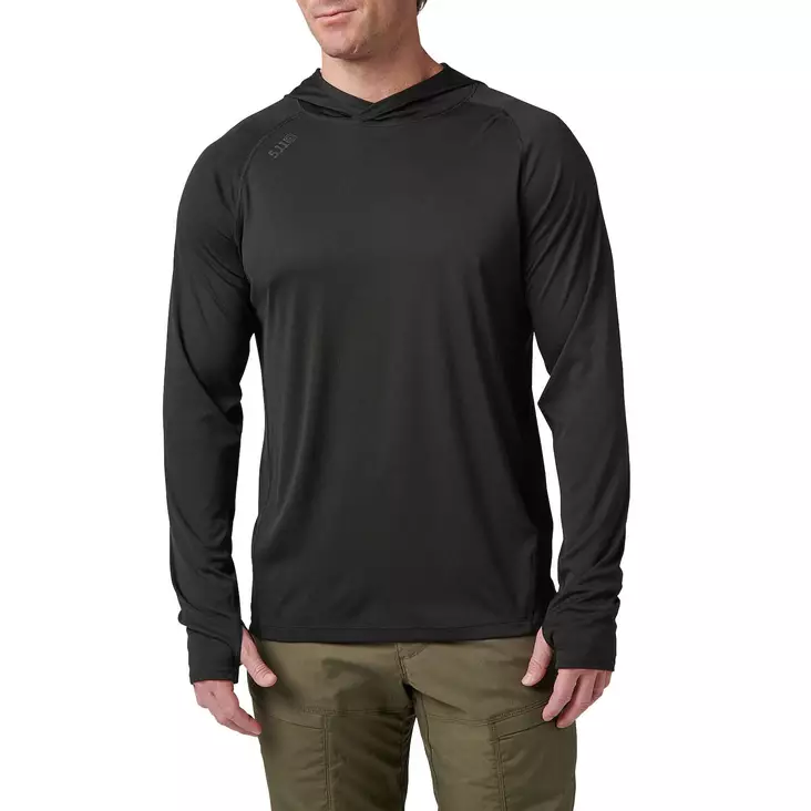 5.11 Sulli UV Hood L/S Black - Taktiske trøjer - 888579661668 - 1