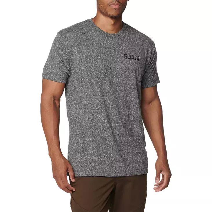 5.11 Triblend Legacy S/S Tee Grey - Taktiske trøjer - 888579243338 - 1