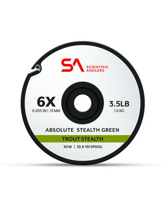 Scientific Anglers Absolute Trout Stealth Tippet - Nylon forfangsmateriale - 840309135788 - 1