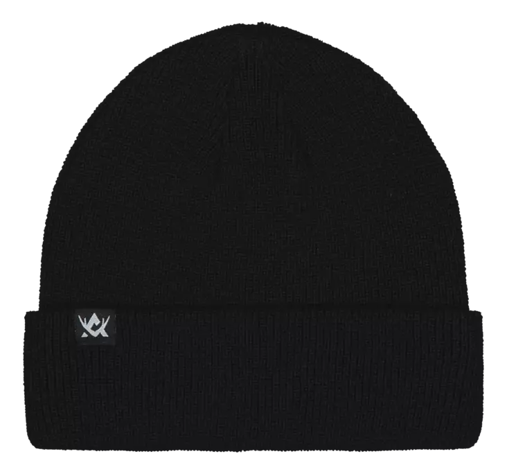 Alaska Merino Beanie Black - Hovedbeklædning til jagt - 6438347050718 - 1