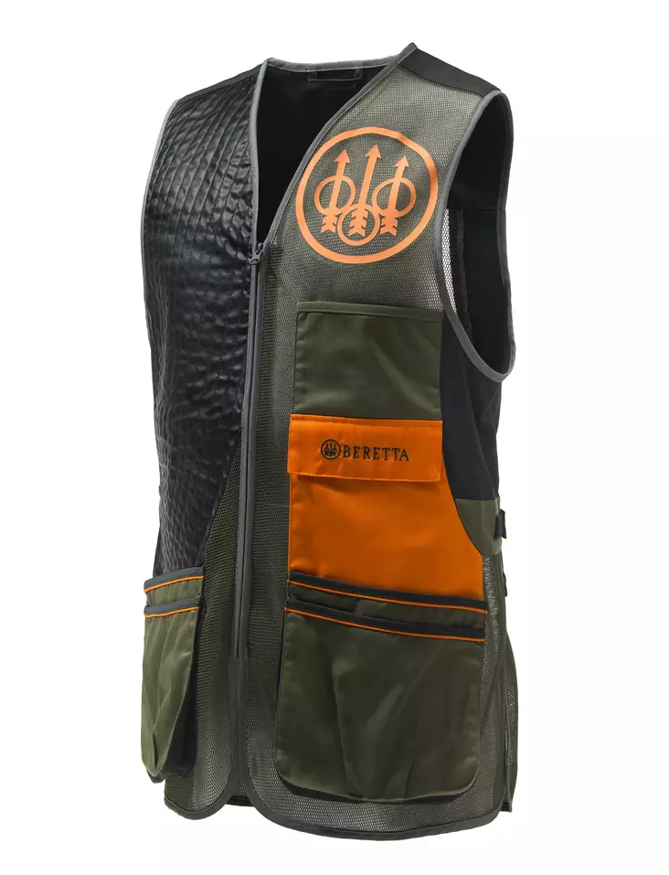 Beretta Sporting EVO Vest Green&Black&Orange - Skyttevest - 8051832487998 - 1