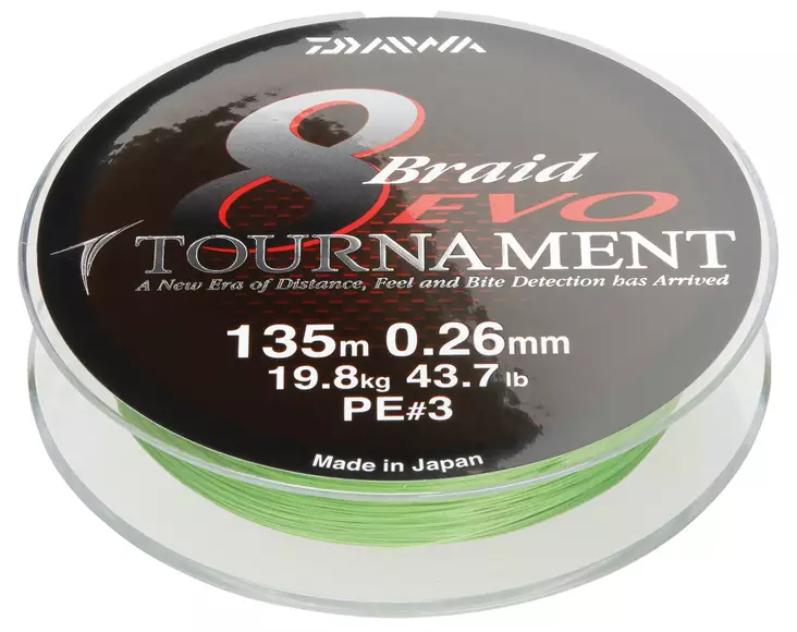 Daiwa Tournament 8 Braid EVO - Fletteliner - 4027093668548 - 1