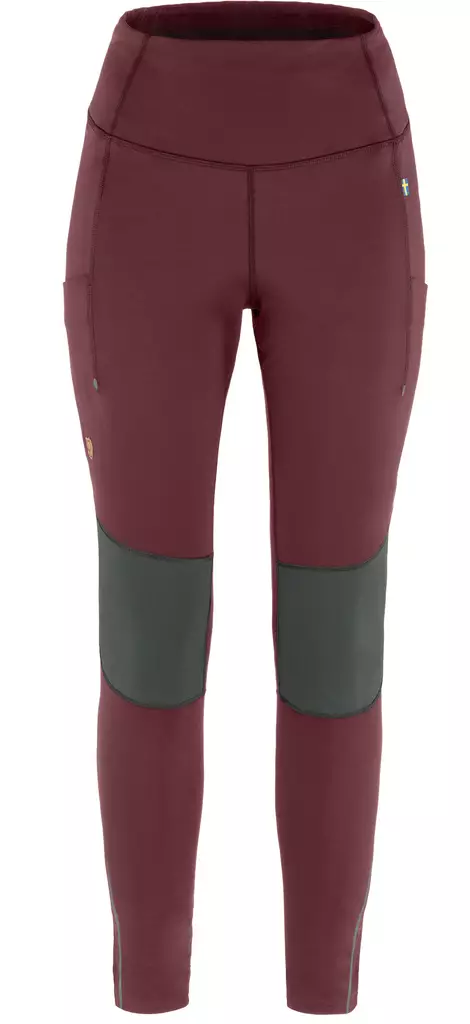 Fjällräven Abisko Värm Trekking Tights Port- Iron Gray - Dame jagtbukser - 7323450786908 - 1