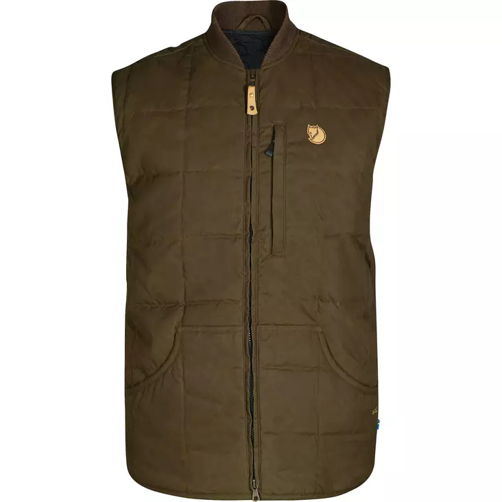 Fjällräven Grimsey Vest Dark Olive - Jagt- og elgvest - 7392158553198 - 1