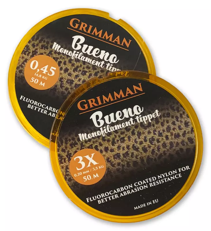 Grimman Bueno Tippet 50m - Nylonliner - 6438407002848 - 1