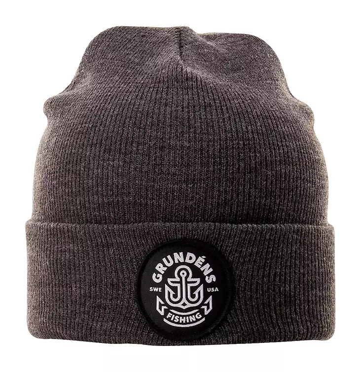 Grundens Watchhouse Beanie Anchor Black Heather - Huer - 0840316314558 - 1