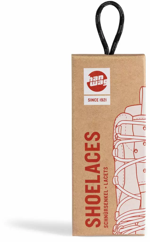 Hanwag Shoe Laces RP 220 cm - Skoplejeprodukter og tilbehør - 4047761511228 - 1