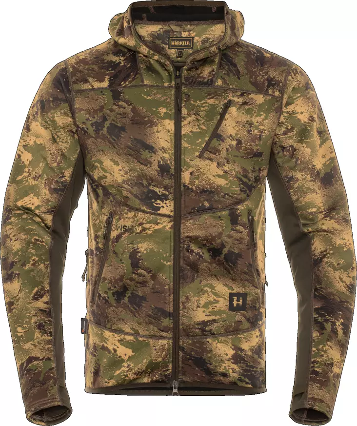 Härkila Deer Stalker camo fleece hoodie - Jægertrøjer - 5707335500308 - 1