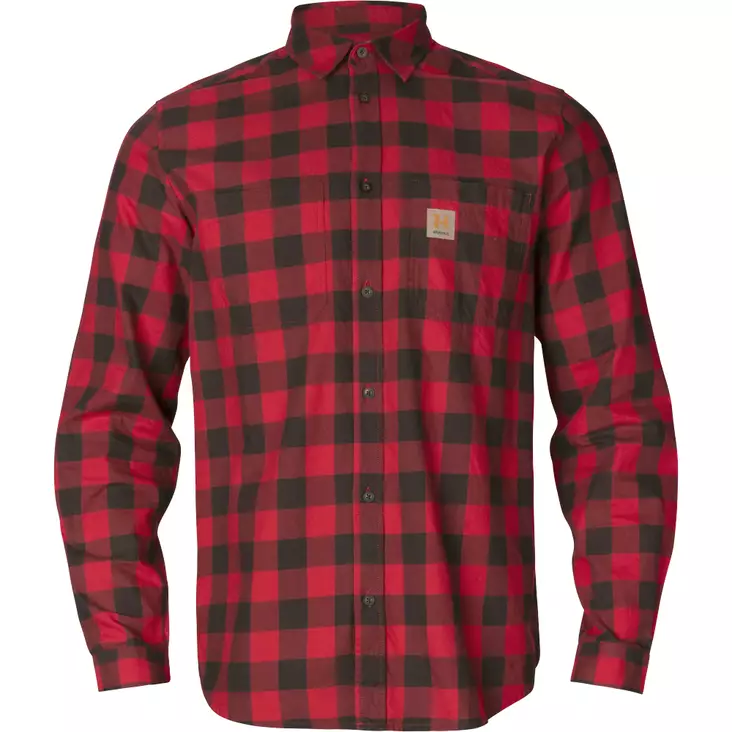 Härkila Scandinavian L/S Shirt Red Check - Jægertrøjer - 5714733640468 - 1