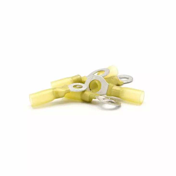 Oceanflex Heat Shrink Tubing ring terminal 4.0-6.0mm2 yellow 8.4mm 100 pcs - Kontakter og kabler - 7332467288688 - 1