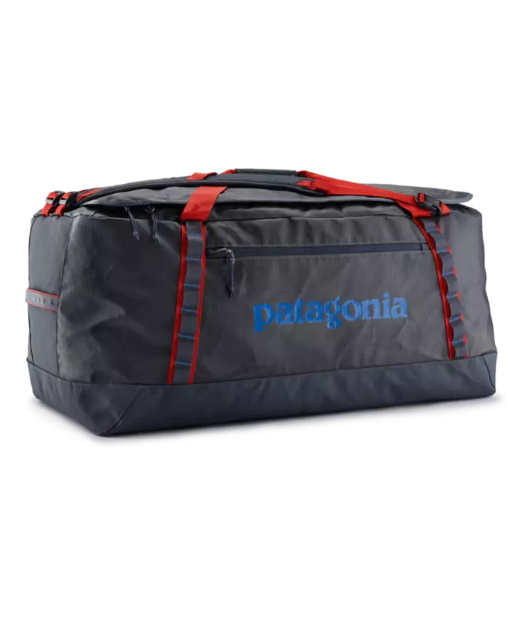 Patagonia Black Hole Duffel 100L Smolder Blue w/Amanita Red - Udstyrstasker - 198077741978 - 1